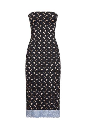 Abito bustier in jersey riciclato Moon MARINE SERRE | WDR333ACJER0001IT99